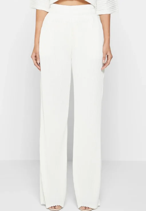Pleated Trousers - Off White