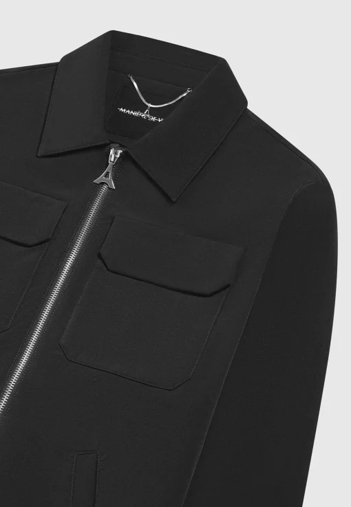 Technical Cargo Jacket - Black