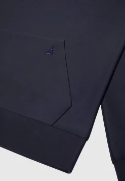 Éternel Neoprene Regular Fit Hoodie - Navy