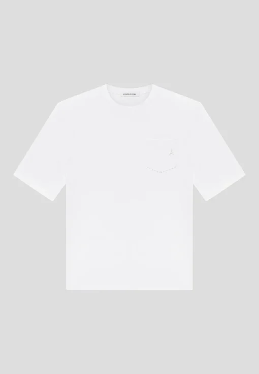 Éternel Oversized Fit Cotton T-Shirt - White