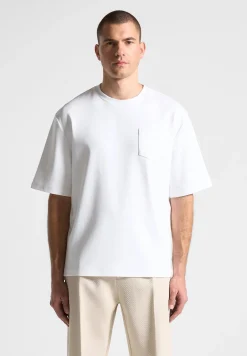 Éternel Oversized Fit Cotton T-Shirt - White