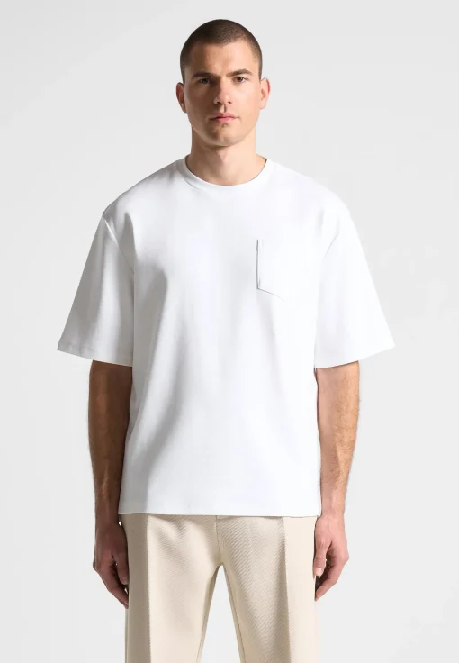 Éternel Oversized Fit Cotton T-Shirt - White