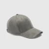 Vegan Suede Cap - Grey